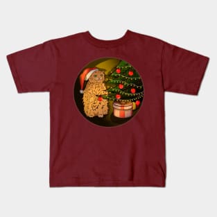 New year cat Kids T-Shirt